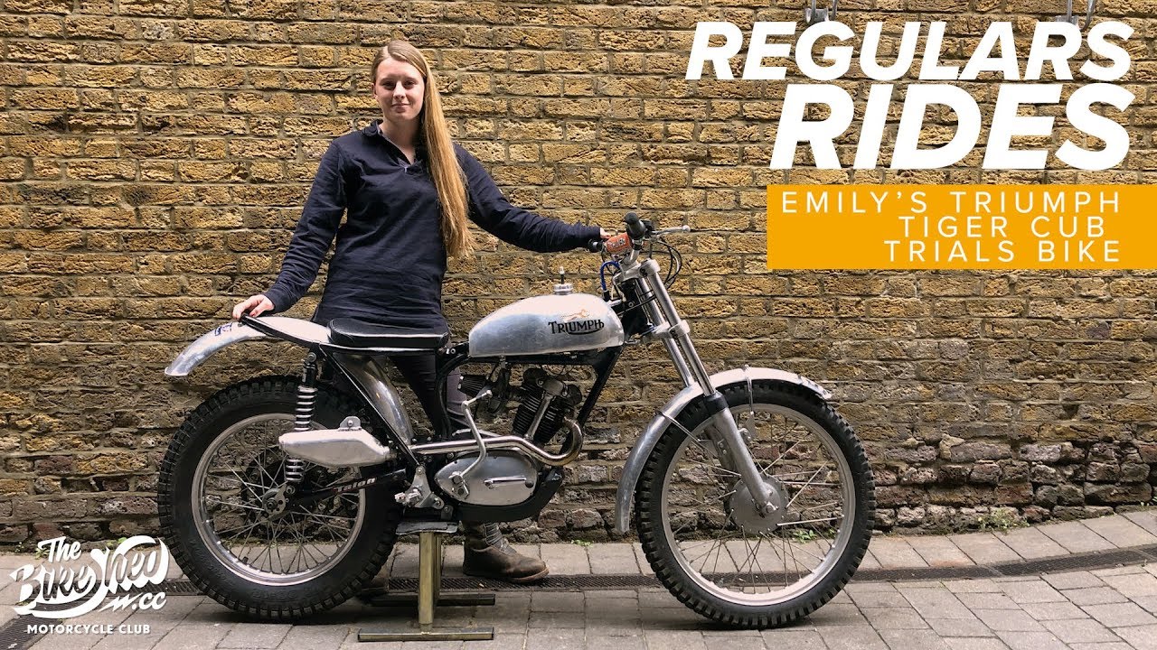 Regulars Rides: Emily's Triumph Tiger Cub Trials bike