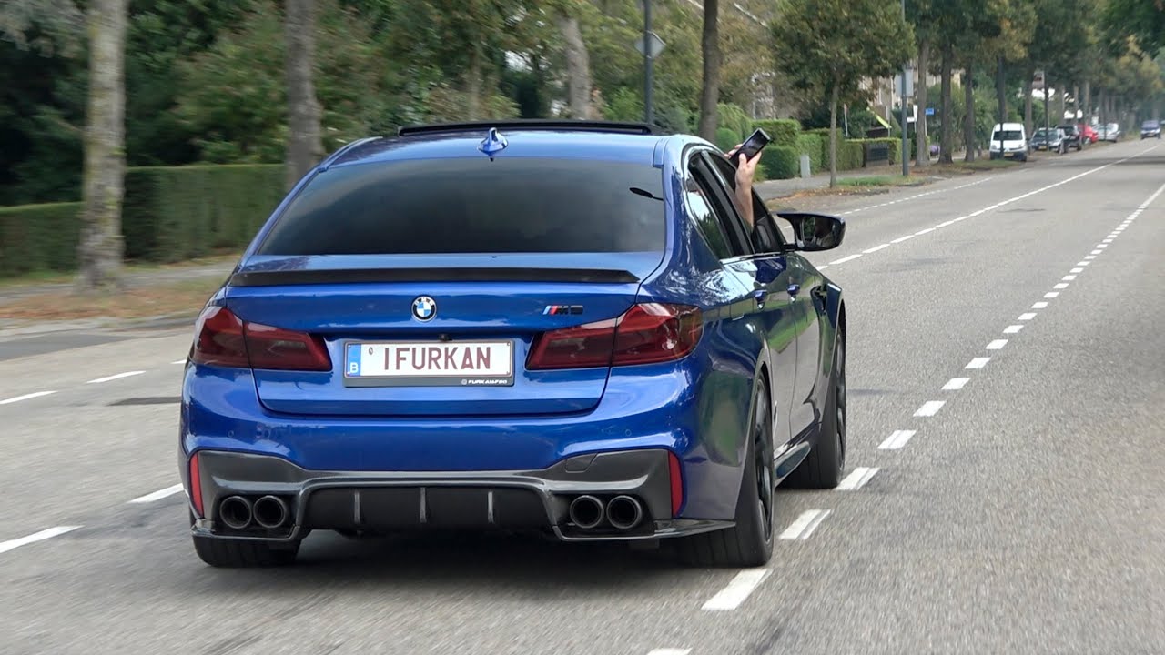 800hp BMW M5 F90 with LOUD Straight Pipe Exhaust - BRUTAL Revs, Crackles, Acceleration!