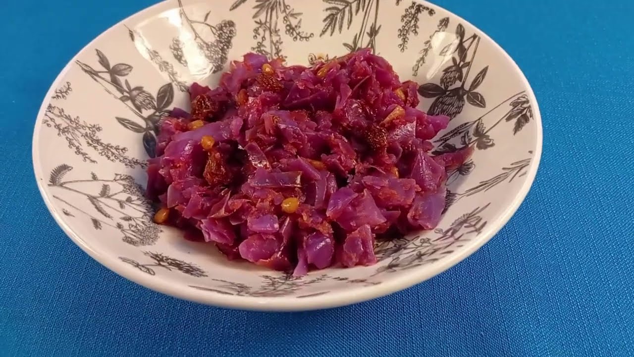 LOMBARDA CON MANZANA Y PASAS