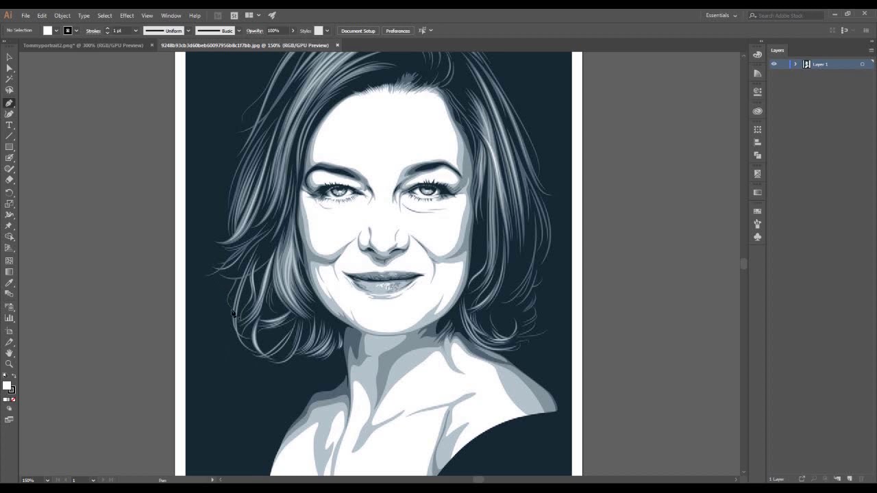 اسهل طريقه لرسم طبقات البشره فيكتور ارت - vector art
