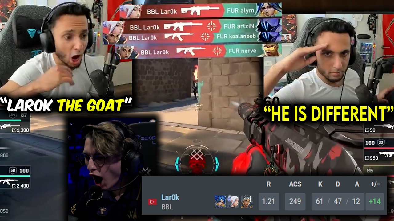 FNS GLAZING BBL Lar0k For 8 Minutes Straight Against FURIA In Masters Santiago