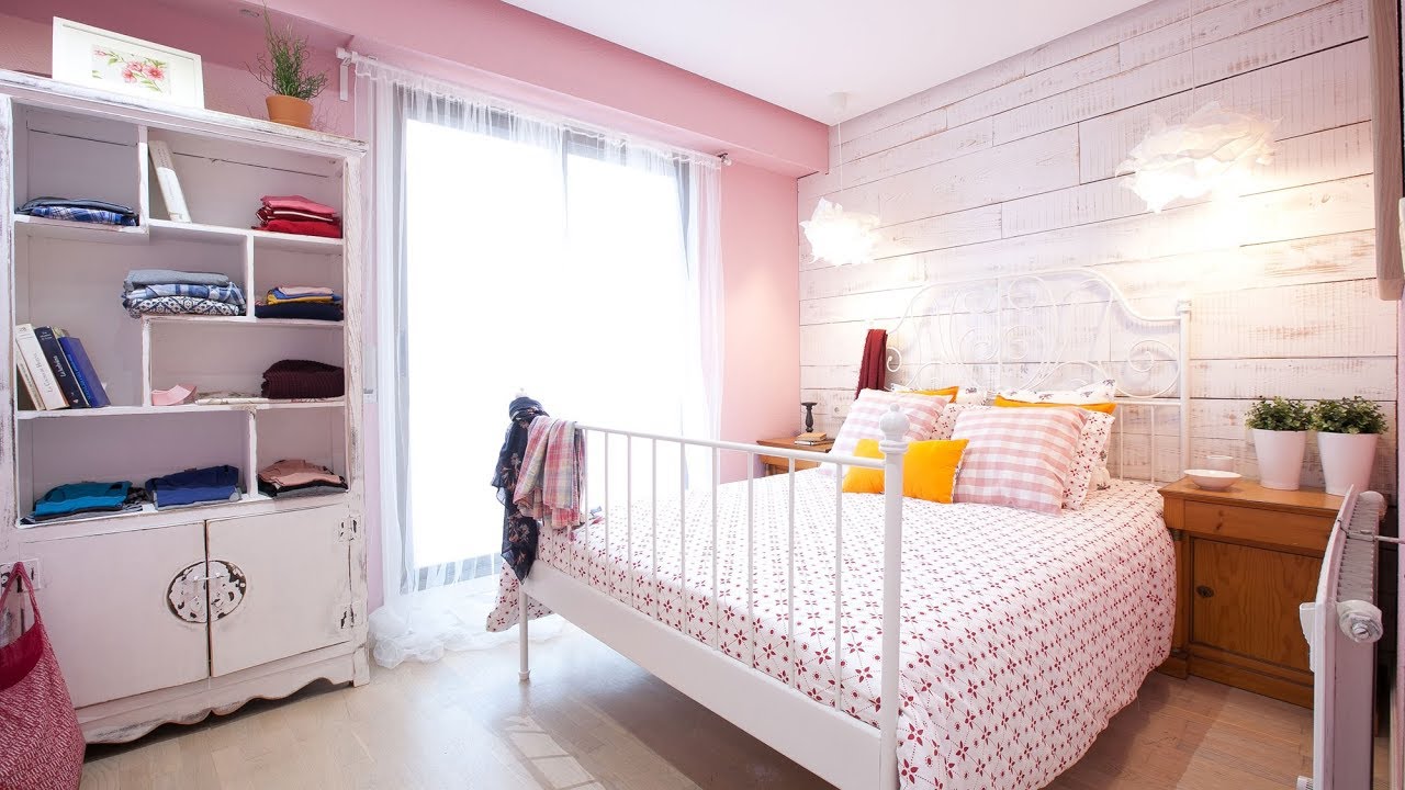 Programa completo - Dormitorio romántico en rosa y blanco - Decogarden