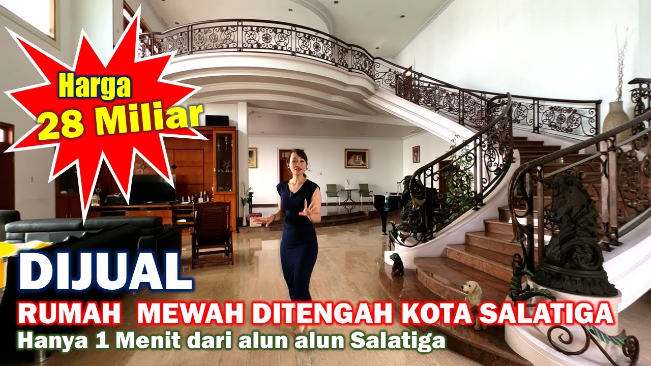 Rumah Mewah ditengah Kota Salatiga, hanya 1 menit dari alun alun Salatiga #rumahdijual #rumahmewah