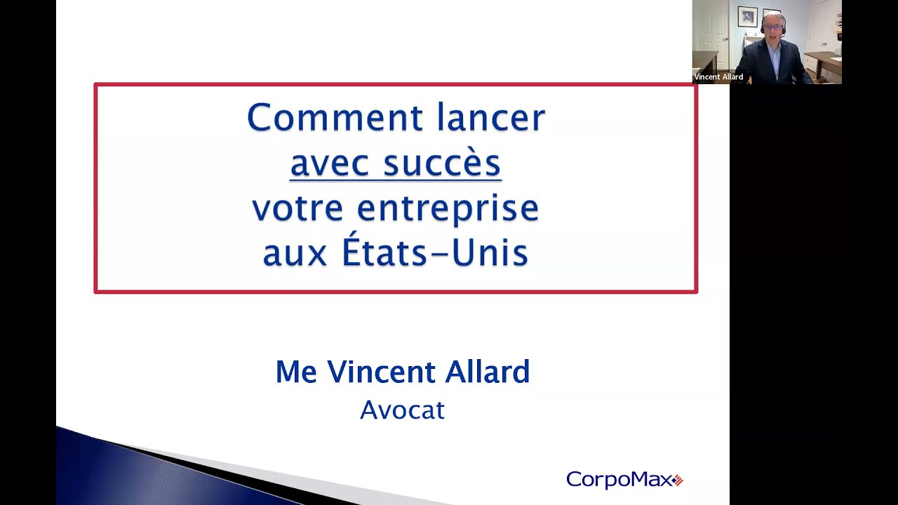 [Webinaire] Comment lancer avec succès votre entreprise aux États-Unis