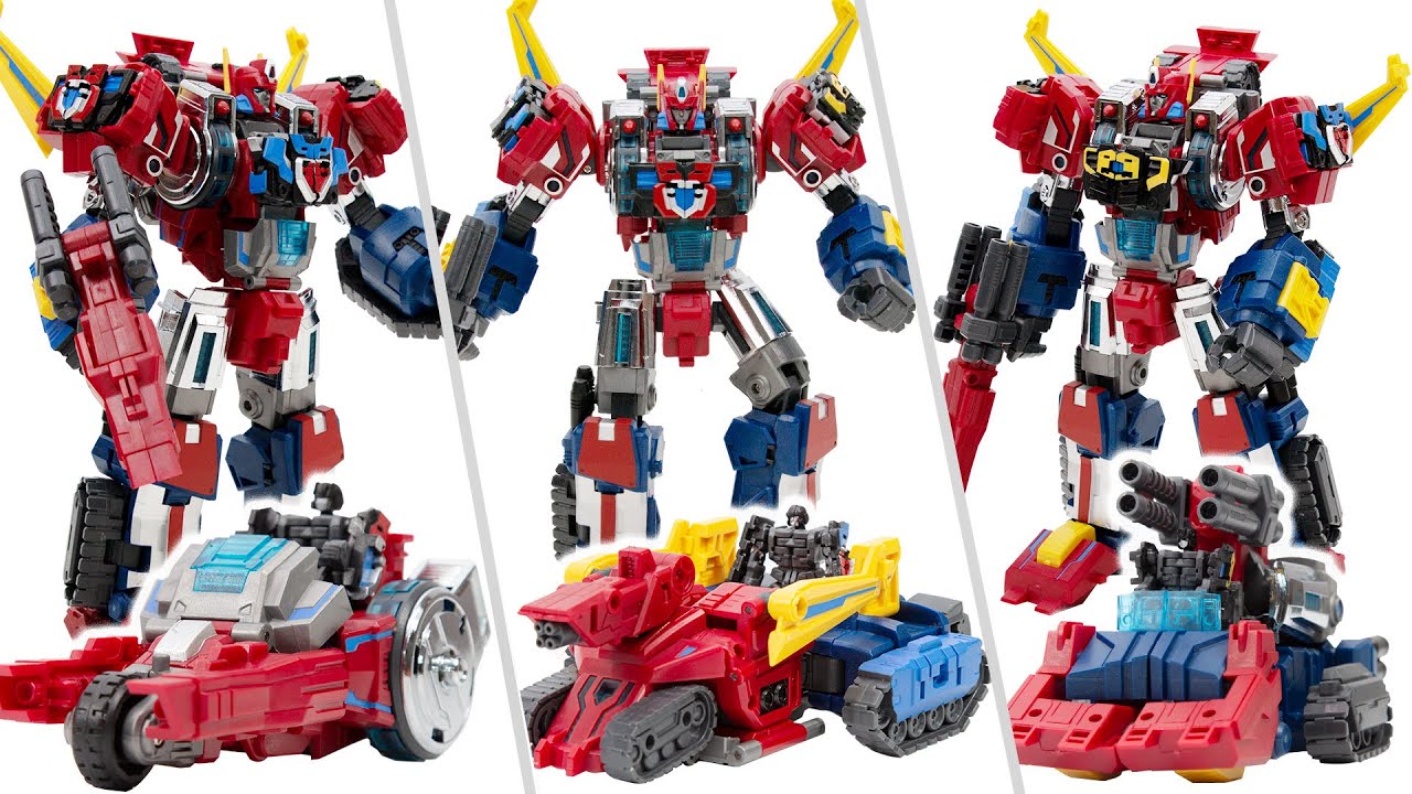 FansProject FPJ WarBot WB008 Trianix Alpha Three Space Vehicles Combo Transformation