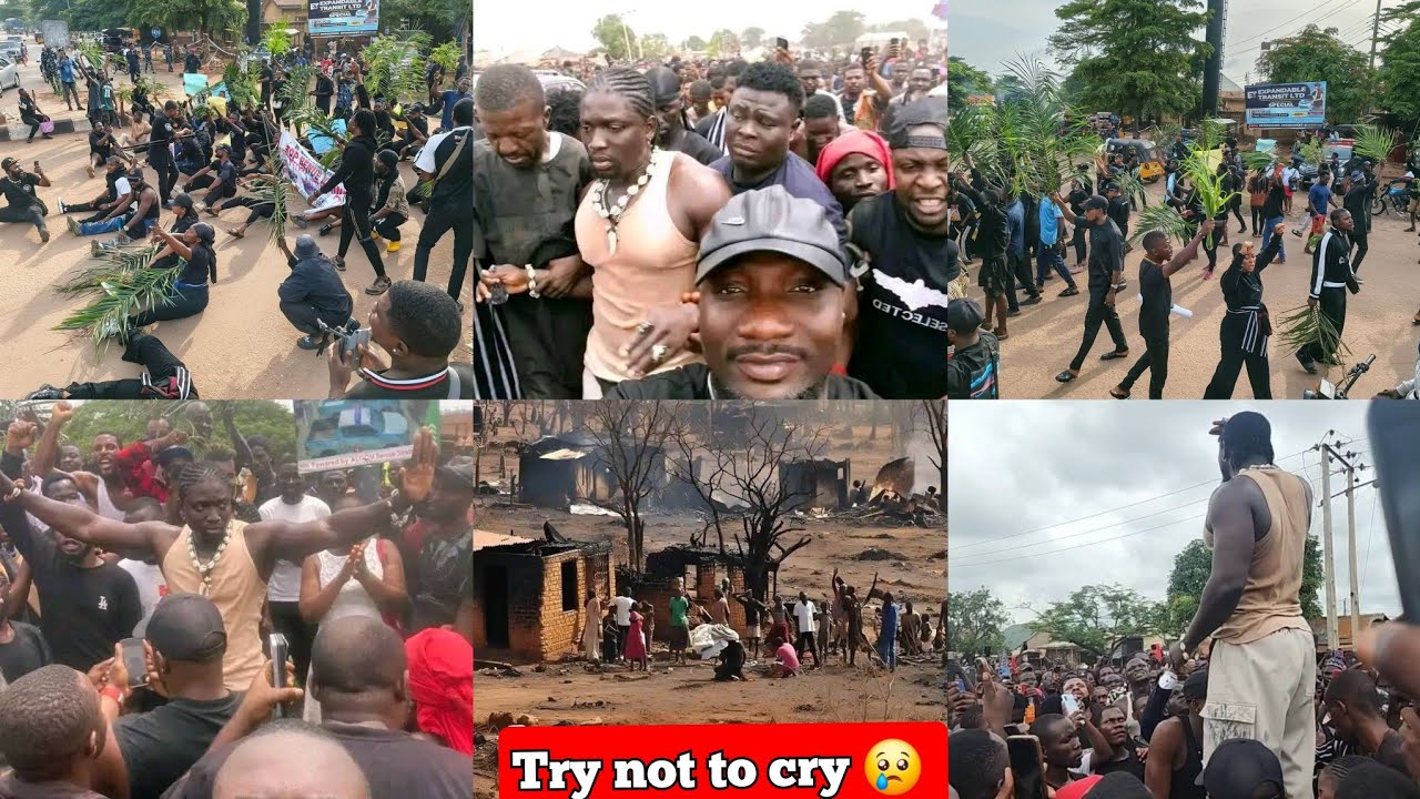 Verydarkman in Benue state Fulani herdsmen attack victims, leads protest