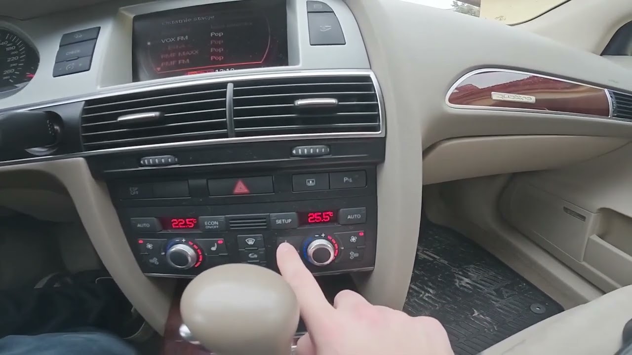 Wie aktiviere oder deaktiviere ich die Sitzheizung im AUDI A6 C6 (2004&ndash;2011)?