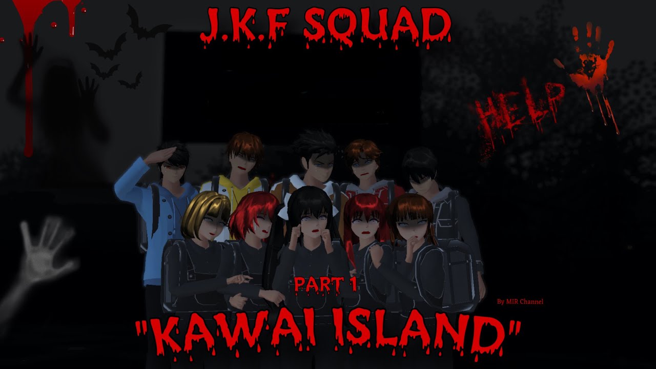 J.K.F (Джессика, Кевано и друзья) || &laquo;PULAU KAWAI&raquo; || Часть 1 || Драма Сакура Школьный симулятор ||