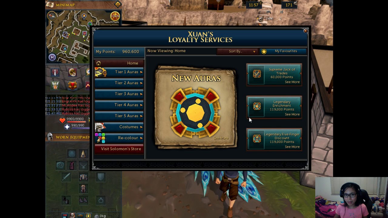 Runescape: Auras, Xuan and Dilwyn, Festive Aura, WHAT AURA WILL I BUY?  WHERE TO FIND THE AURA?