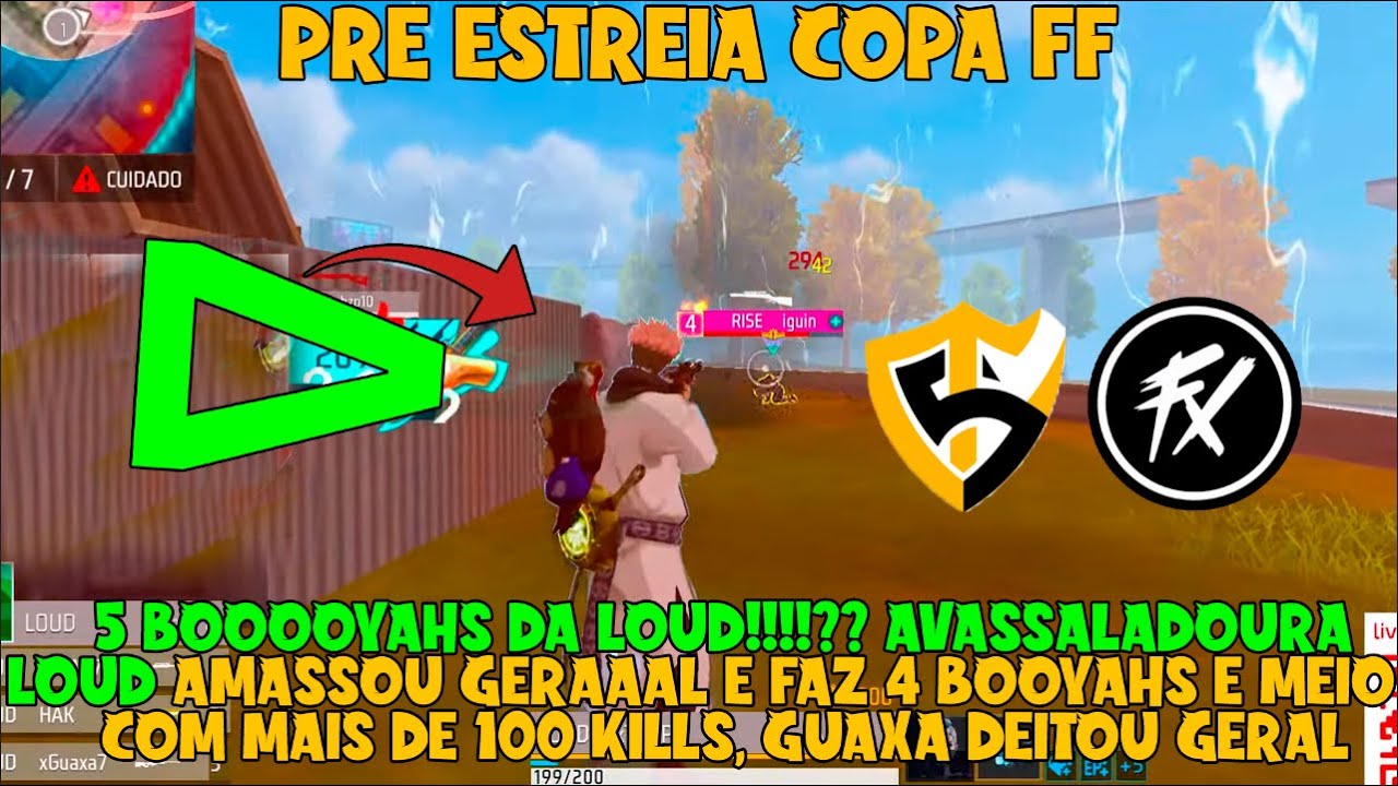 5 BOOOOOYAHS DA LOUUUD!!!??? AVASSALADOURA LOUD AMASSOU GERAL COM GUAXA JOGANDO MT E FAZ 4 BOOYAHS