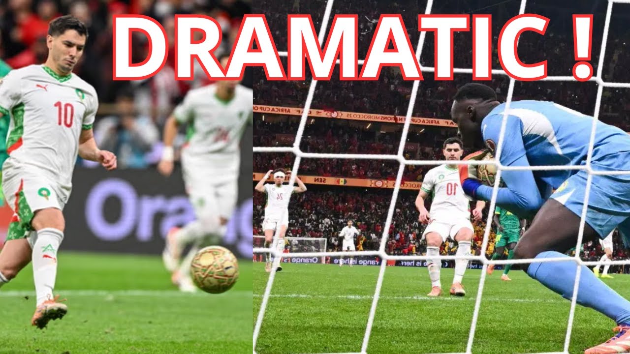 Brahim Diaz : Dramatic Panenka Morocco Senegal