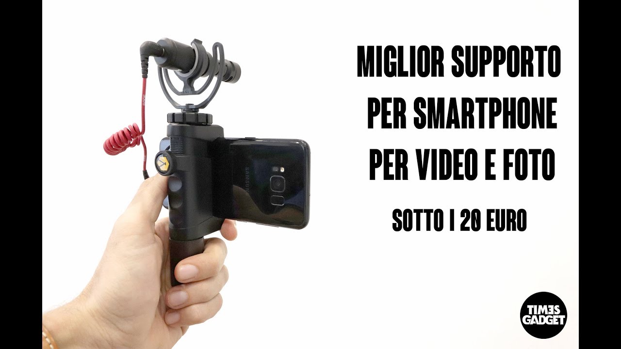 Miglior supporto per smartphone con slitta, per video e foto, sotto i 20euro
