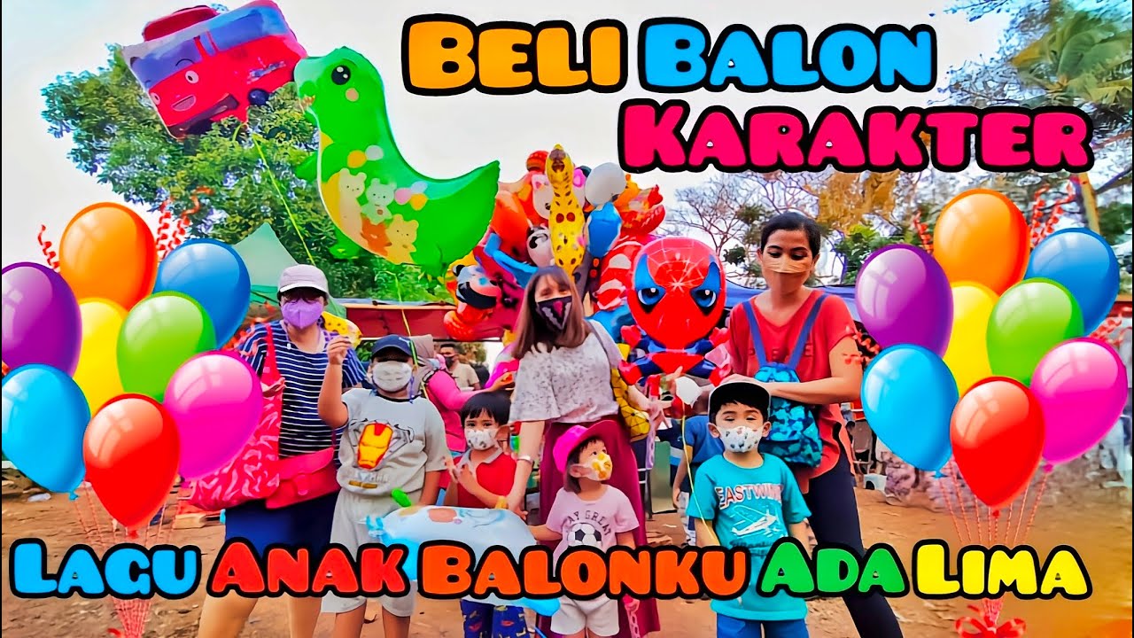 Beli Balon Karakter Lucu Lucu I Balonku Ada Lima Lagu Anak Indonesia Populer
