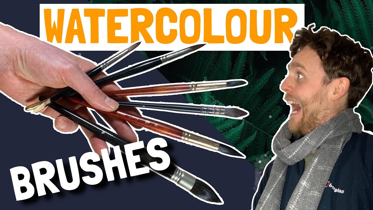 Watercolour BRUSHES for Beginners - which watercolour brush?