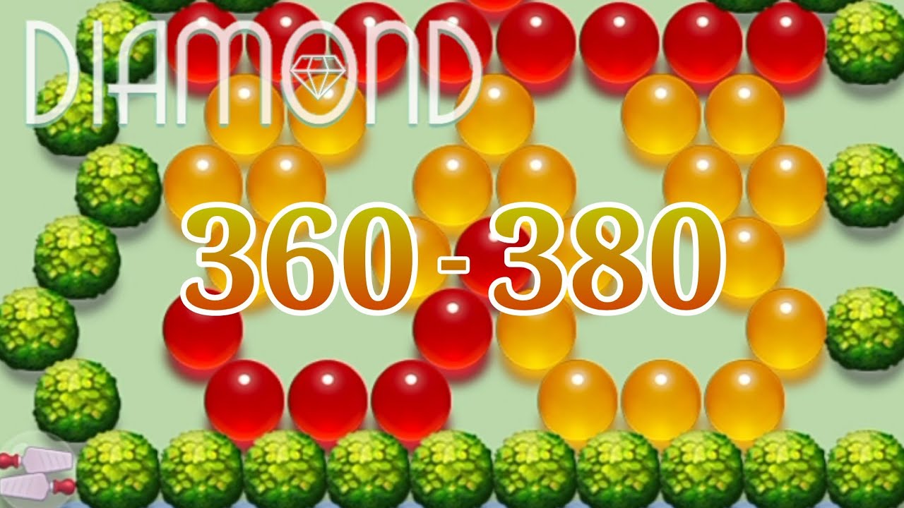 Bubble shooter jewelry maker, level 360 to 380
