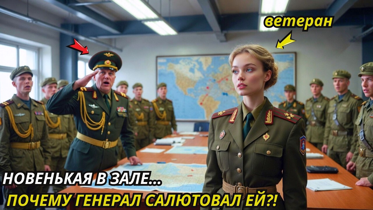 Над молодой офицершей смеялись — пока генерал внезапно не отдал ей честь