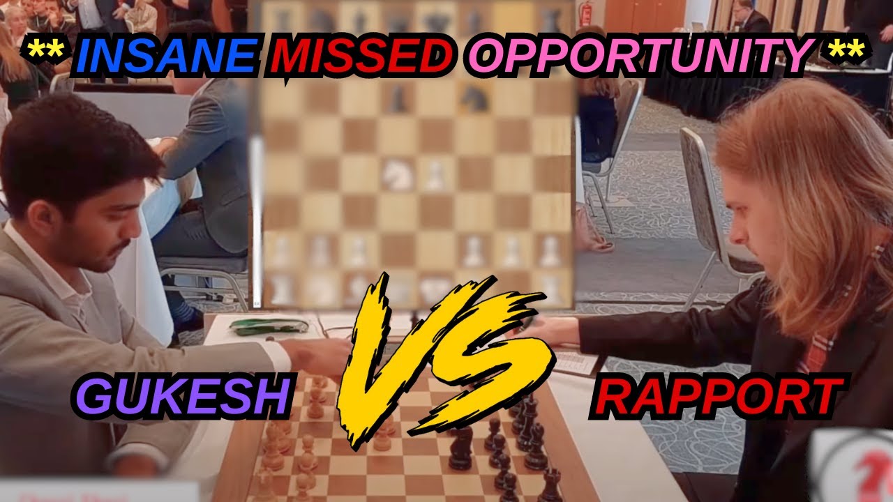What a missed opportunity by Gukesh! | D. Gukesh vs Richard Rapport