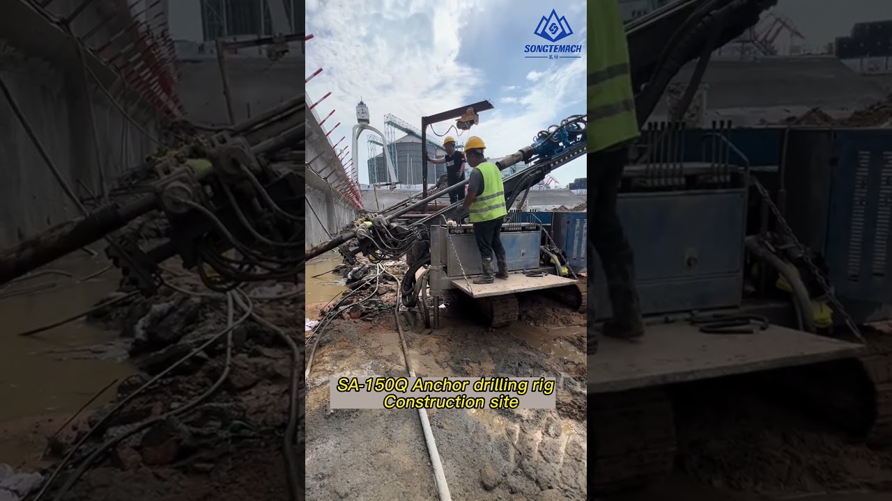 How to construct anchoring for deep foundation pits 