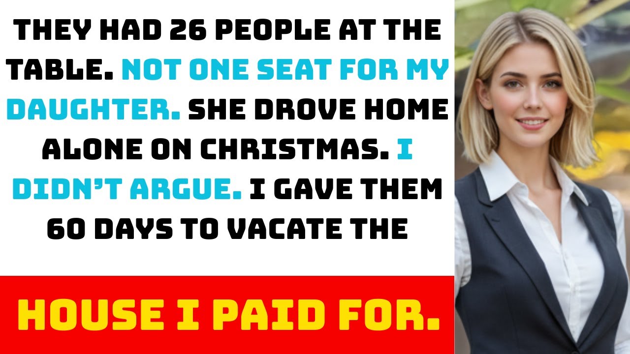 My Daughter Spent Christmas in an EMPTY HOUSE after My Family Said She Wasn’t Welcome at Dinner