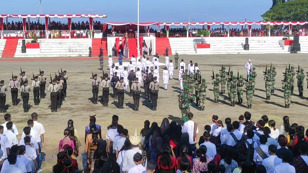 Upacara Bendera HUT RI Ke - 79 Di Kota Ende