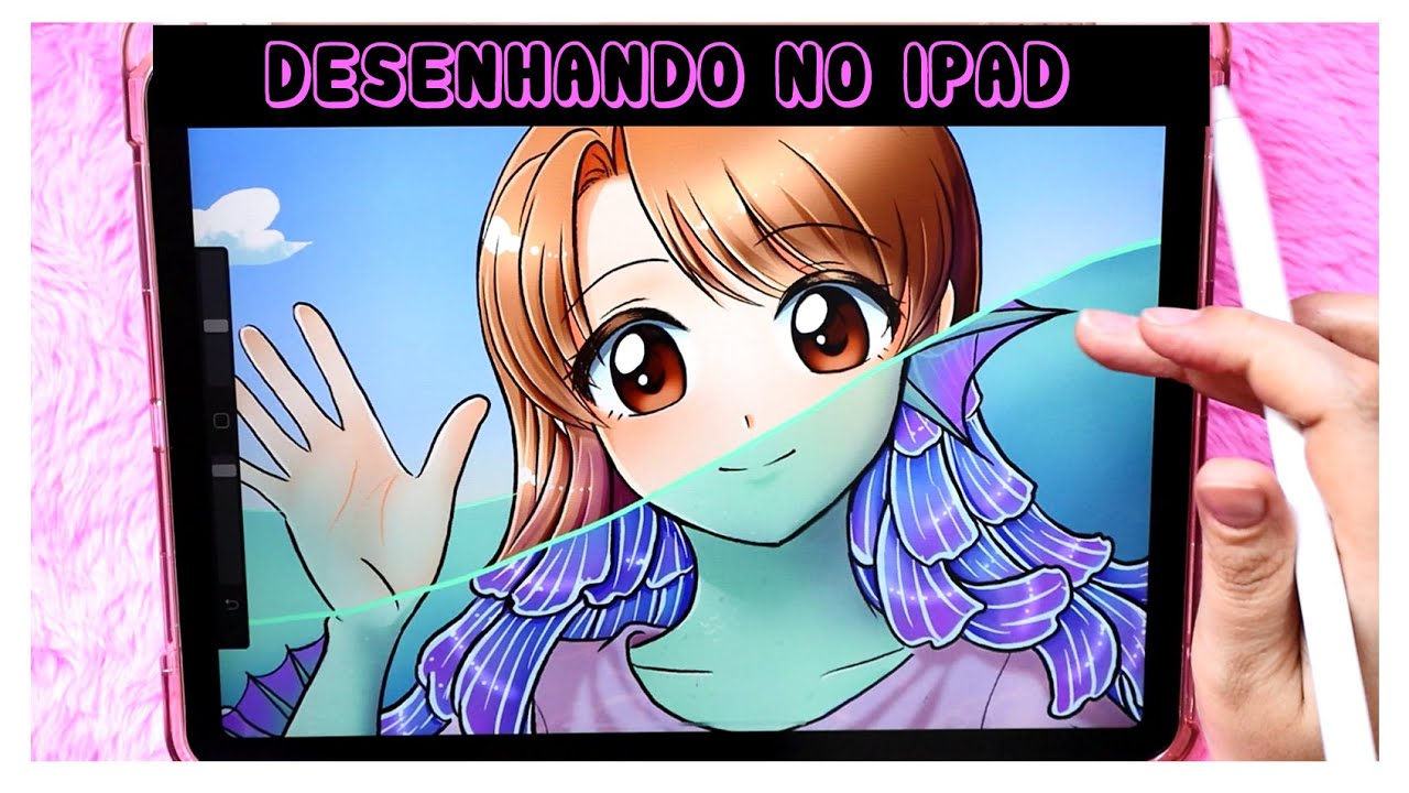 DESENHANDO NO MEU IPAD AIR 4 PELA PRIMEIRA VEZ