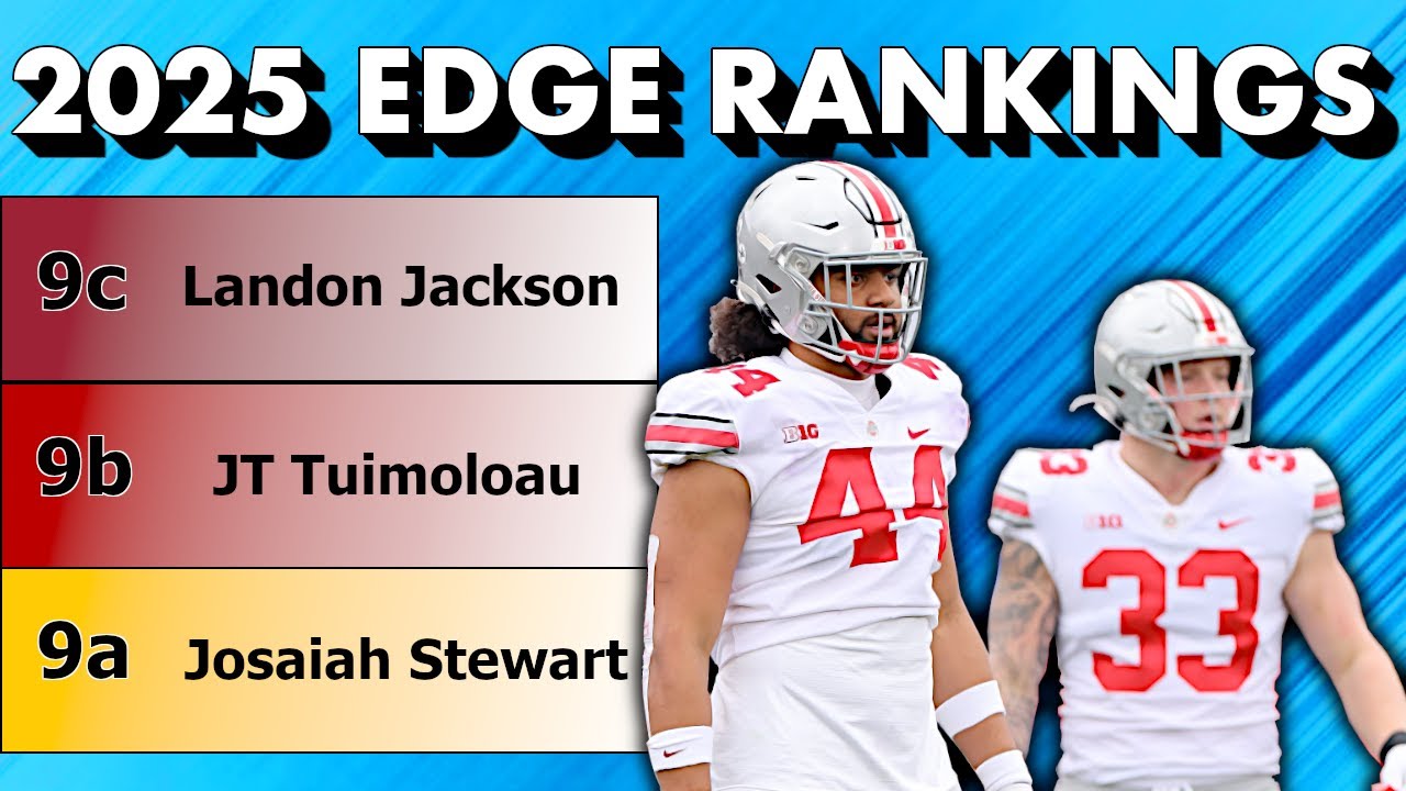 Ranking the Edge Rushers in the 2025 NFL Draft (Abdul Carter, Mike Green, James Pearce Jr. and MORE)