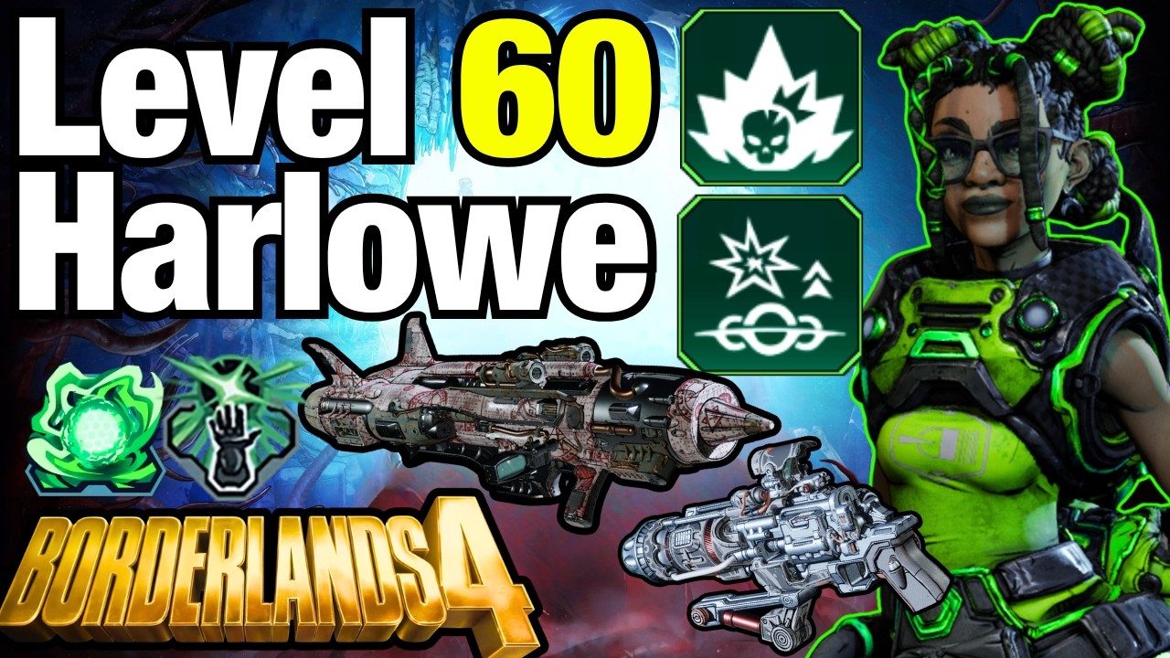 BROKEN OP LEVEL 60 HARLOWE Build in Borderlands 4