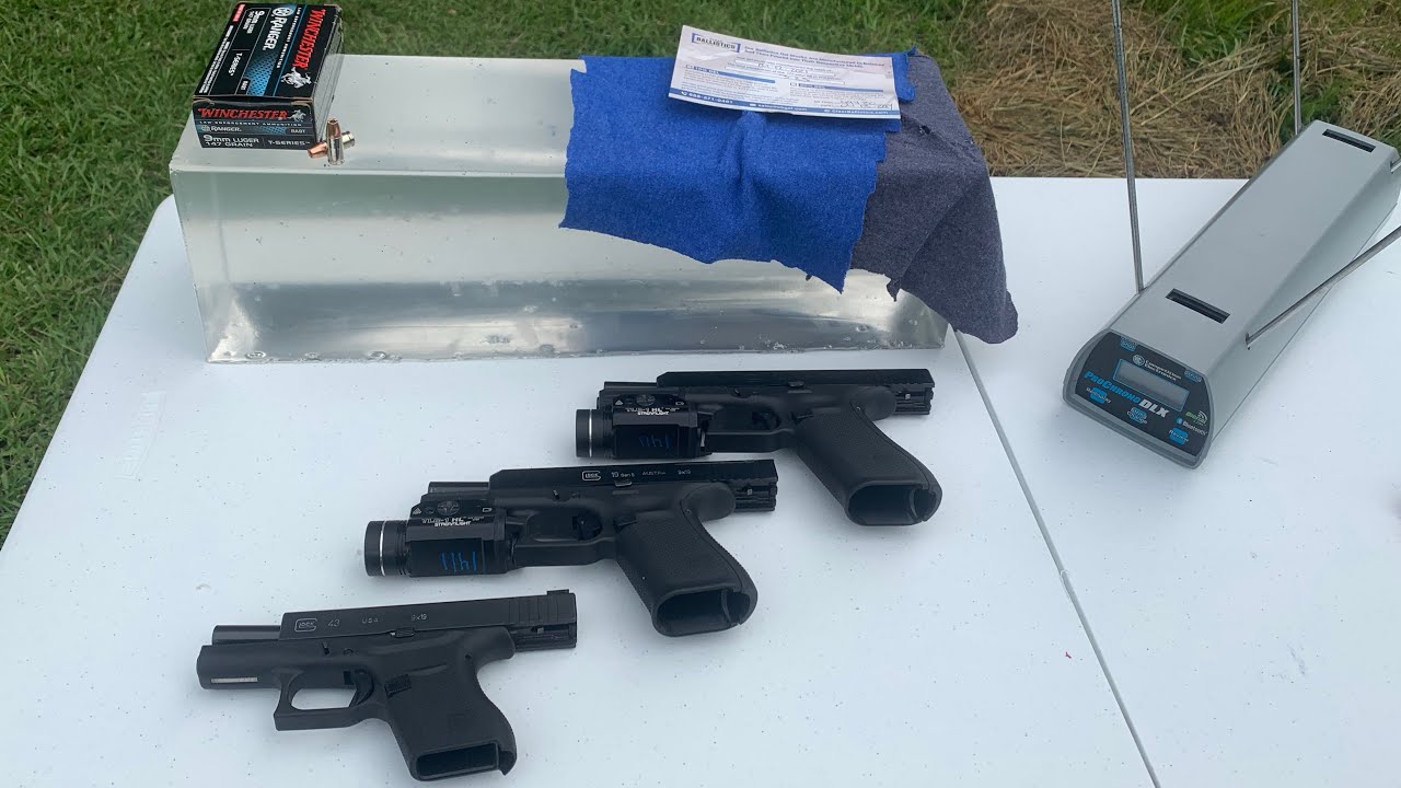 9MM Winchester 147 Grain Ranger T-Series Ballistic Gel Comparison Test.