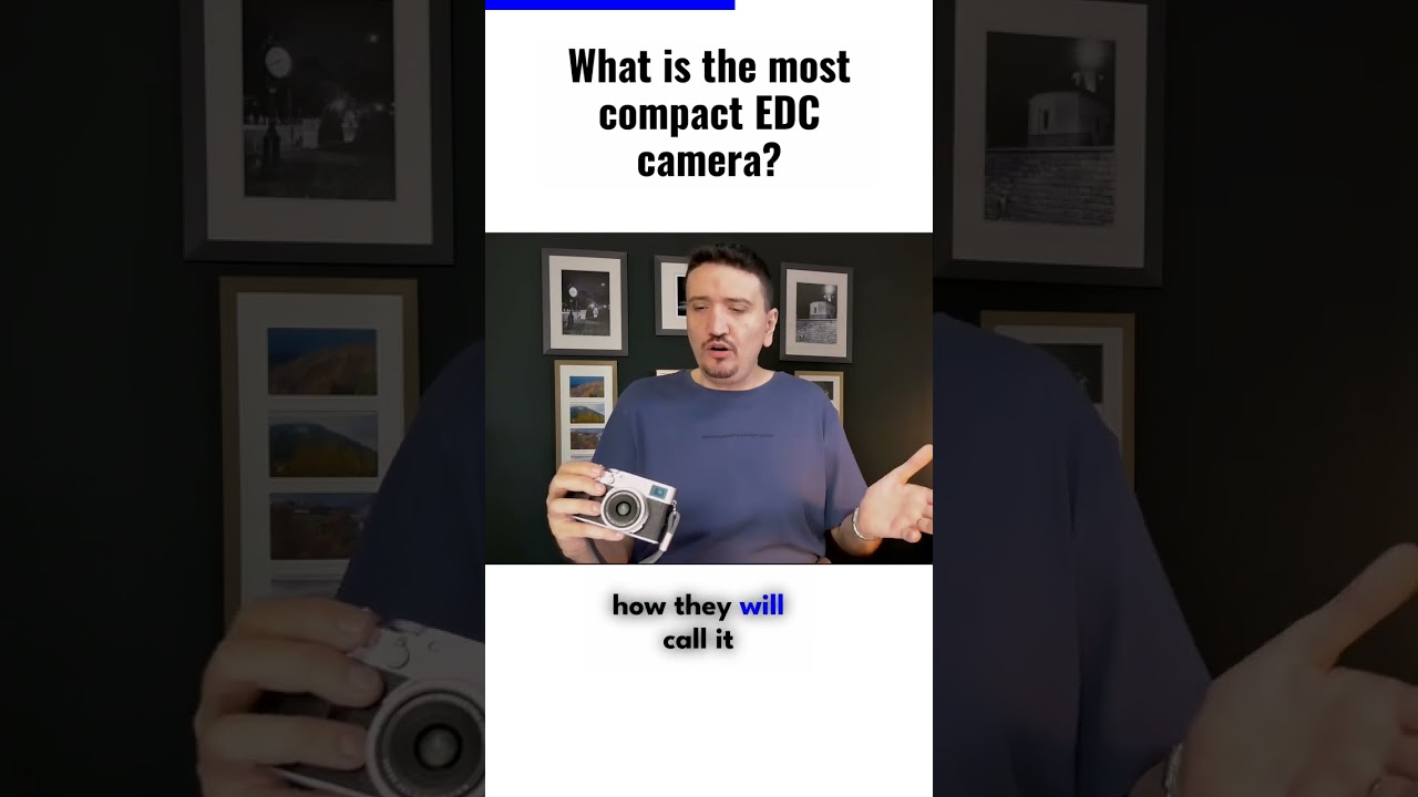 What is the smallest EDC Camera? Fuji X100V vs LX100 vs XF10