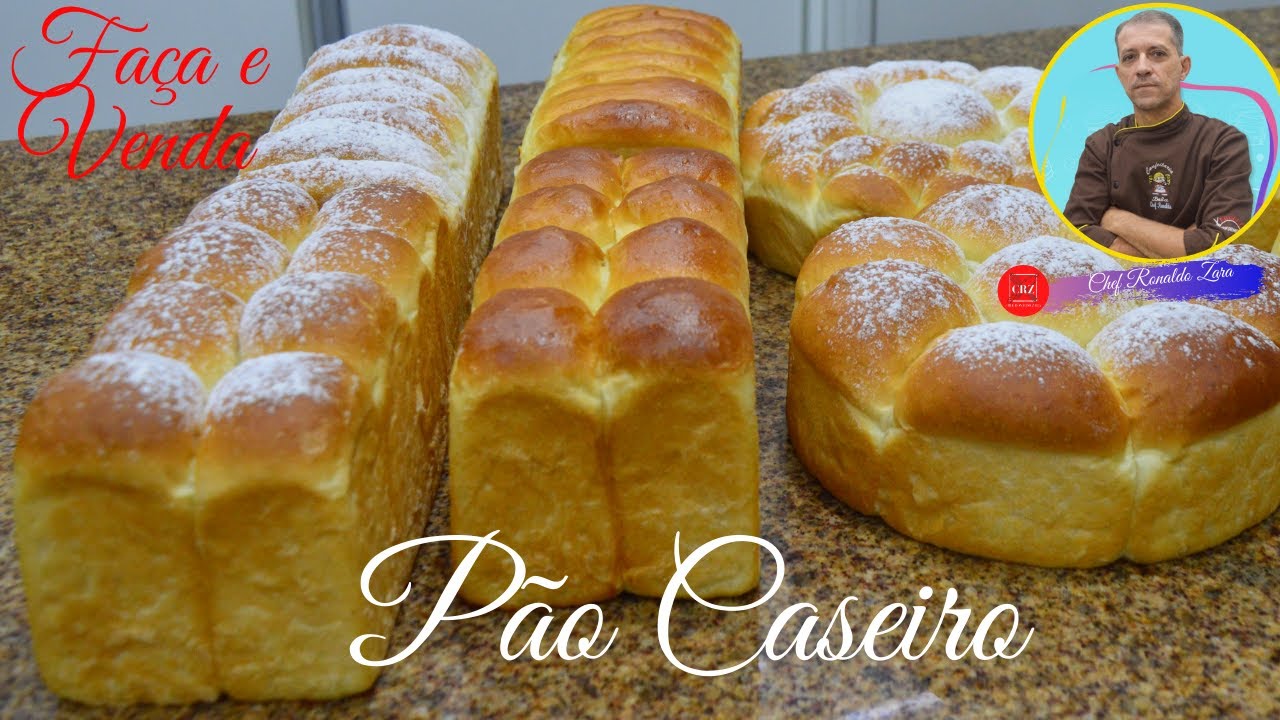 RECEITA DE PÃO CASEIRO SUPER FOFINHO EM AMASSADEIRA ESPIRAL