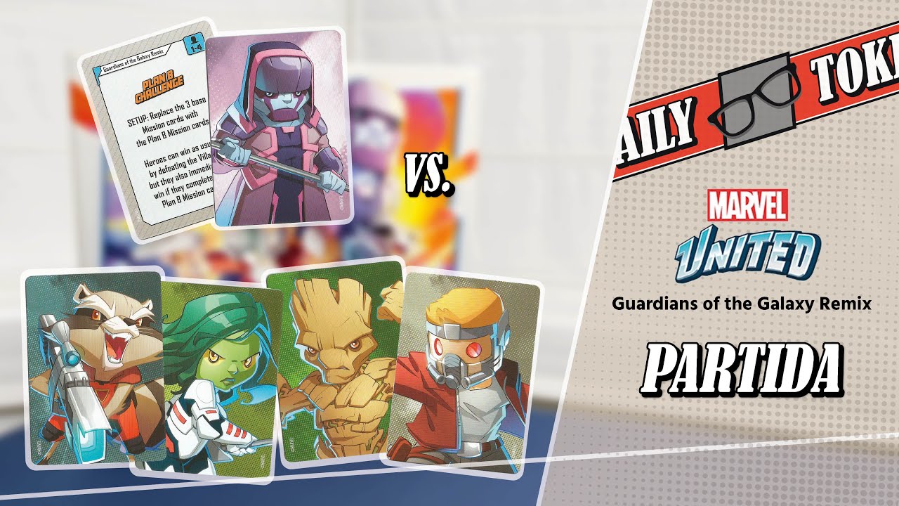 Marvel United: Guardians of the Galaxy Remix - Partida #8: 4 héroes vs. Ronan