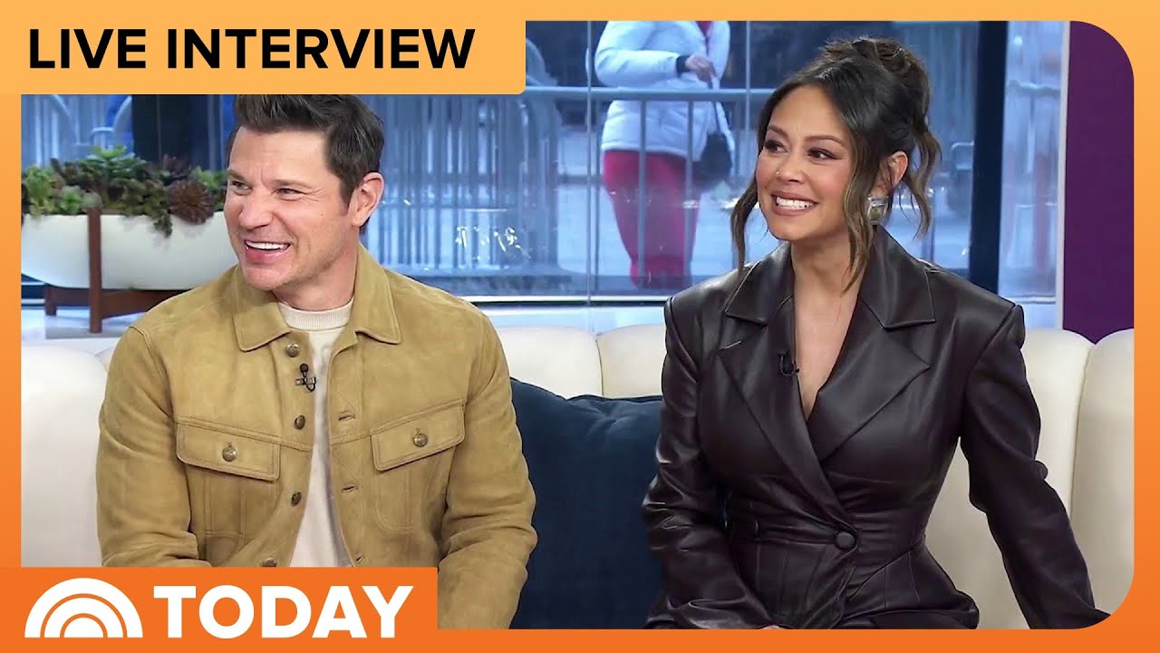 Nick and Vanessa Lachey talk ‘Love Is Blind,’ gold goblets