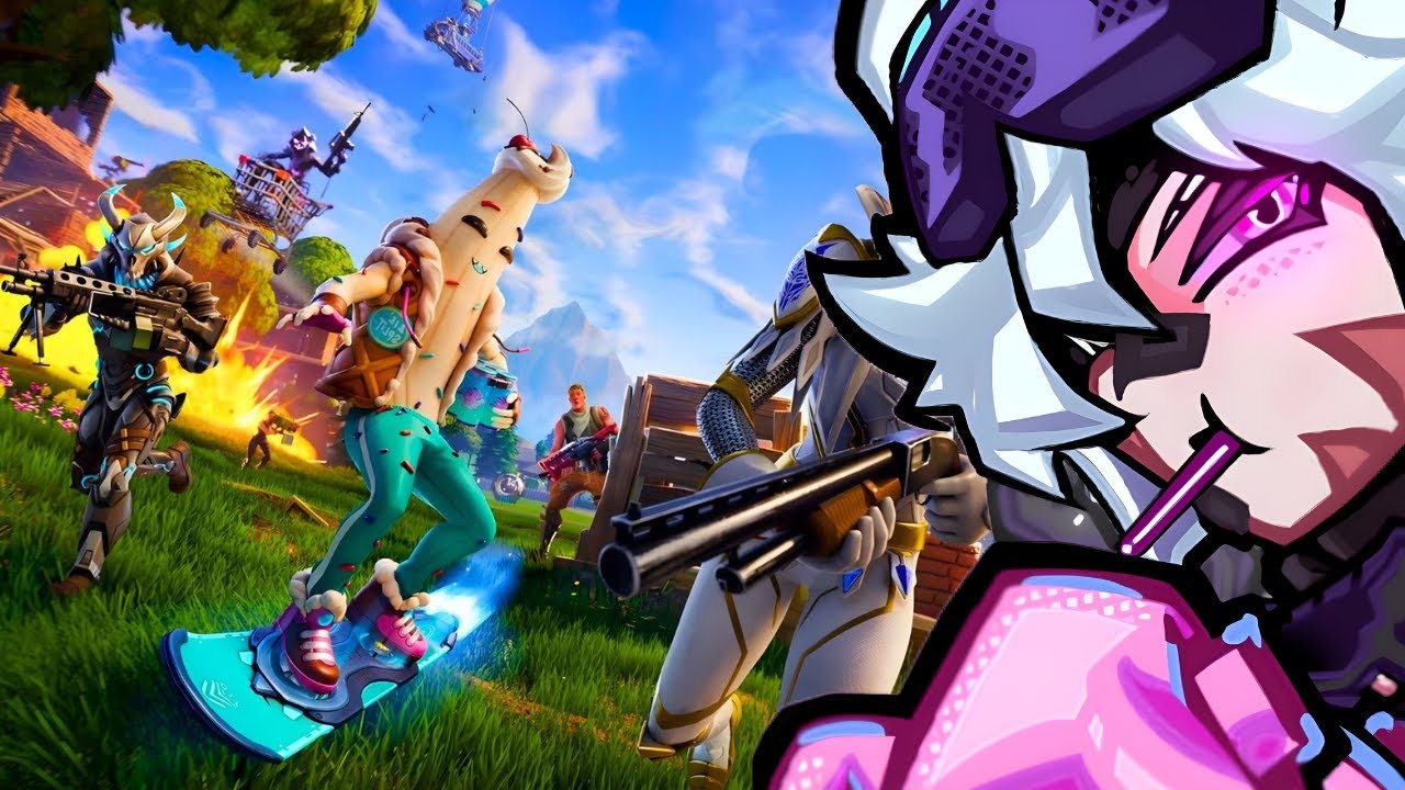 Fortnite with Kitty | New Guest? | Sharrikatt Studios