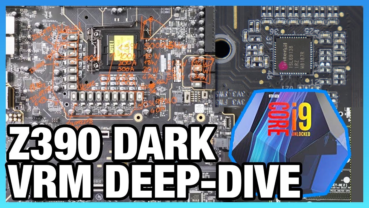 EVGA Z390 Dark VRM Analysis & What It Costs to Make