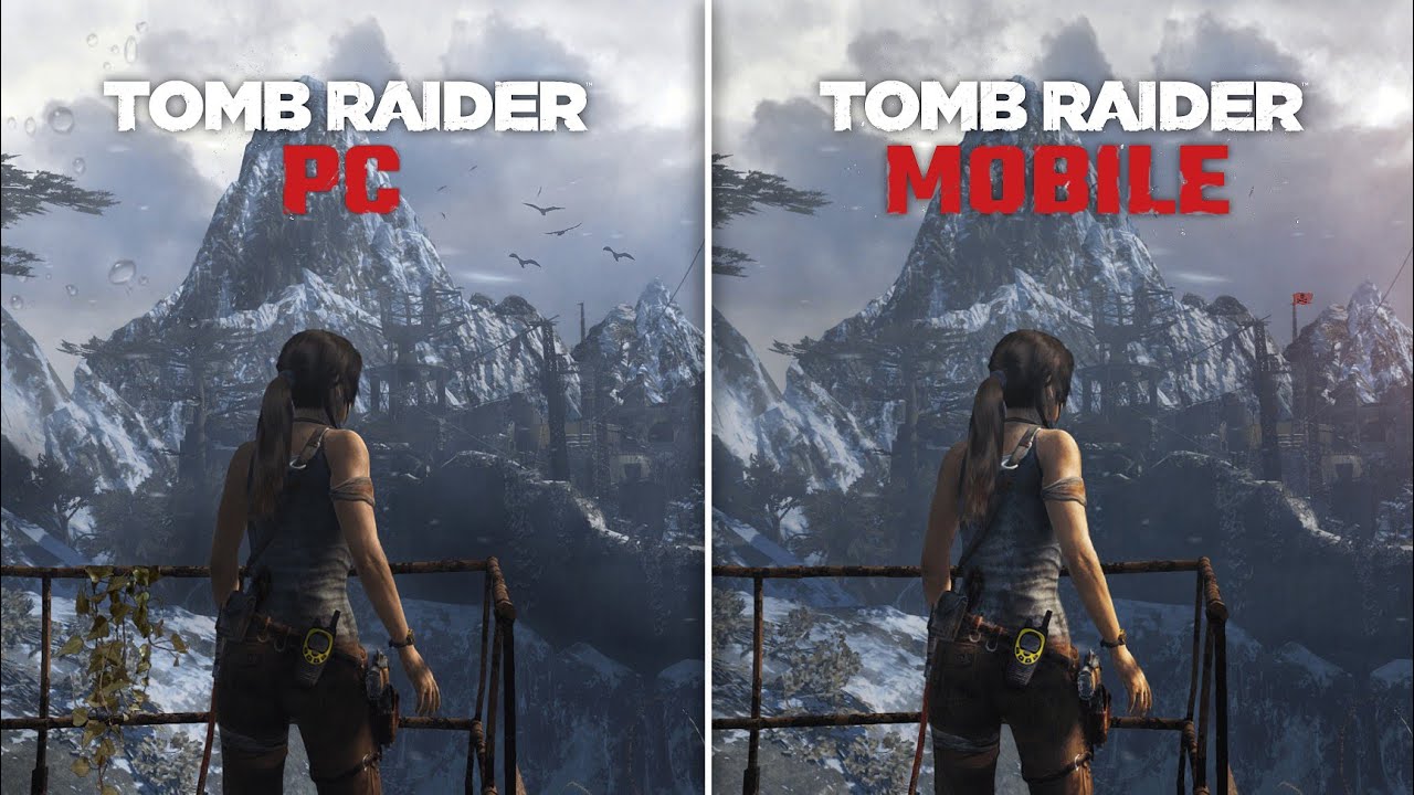 Tomb Raider Mobile vs PC Comparison