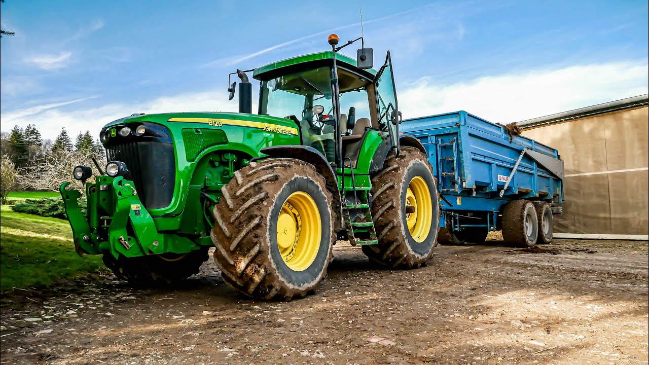 Transport de Fumier | Merlo - Maupu - John Deere 8120 😎🔊