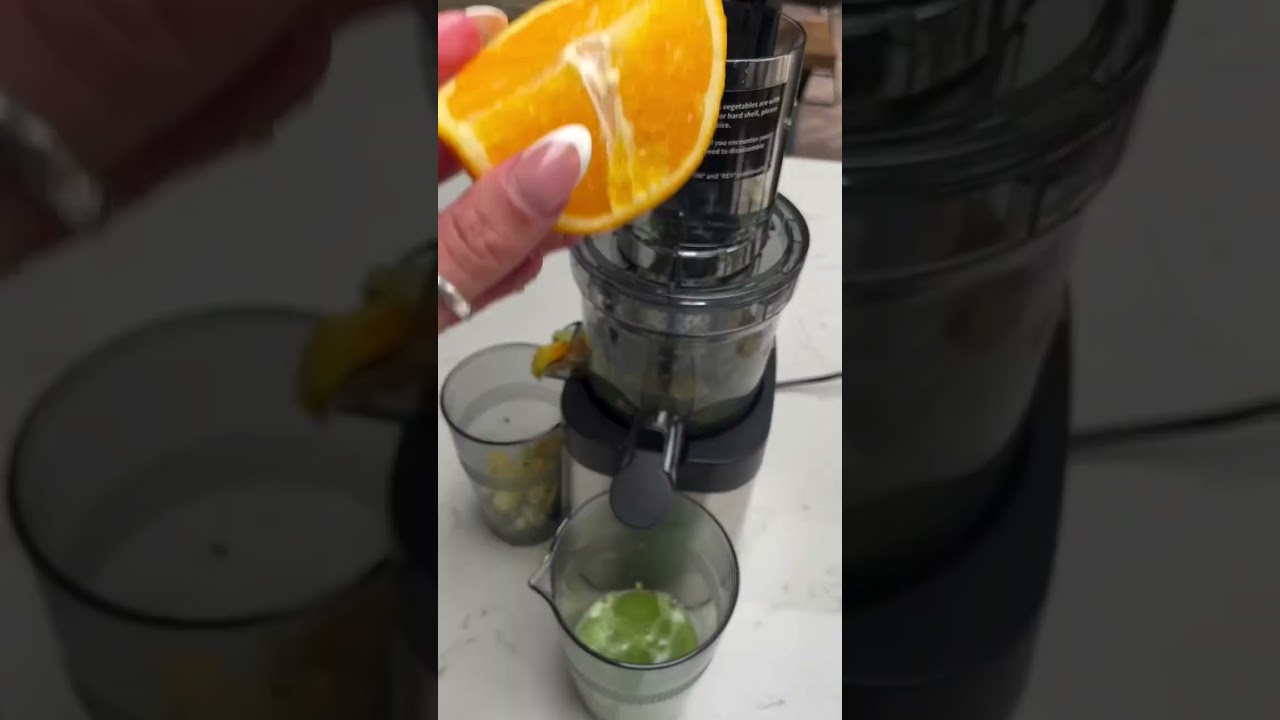 Amzchef ZM1902B juicer is easy to operate and can make delicious juice 🍋🥒