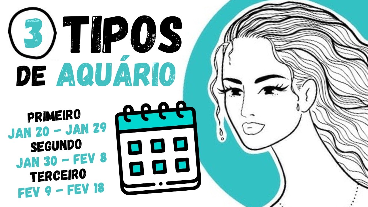 Os Três Tipos da Personalidade Aquariana | Compreendendo os Decanatos de Aquário ♒🌊 | ZodíacoMístico