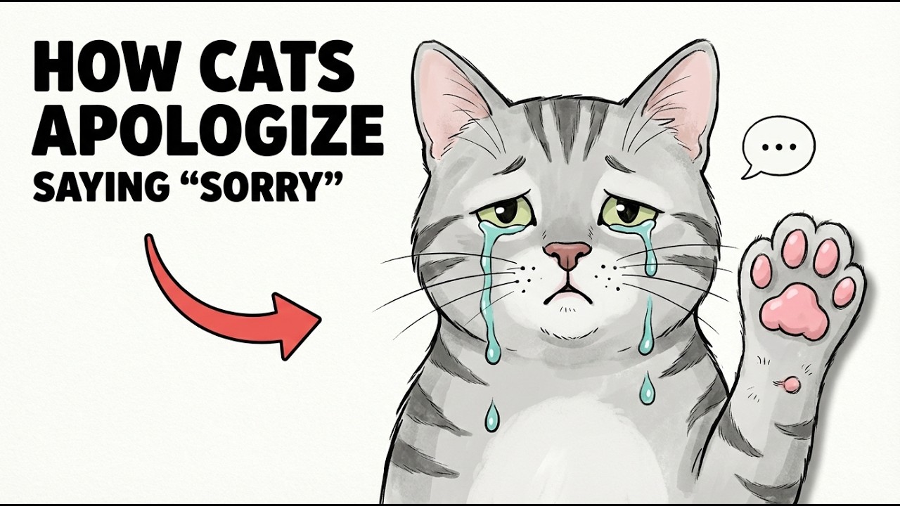 You Won't Believe How Cats Say Sorry to Humans!