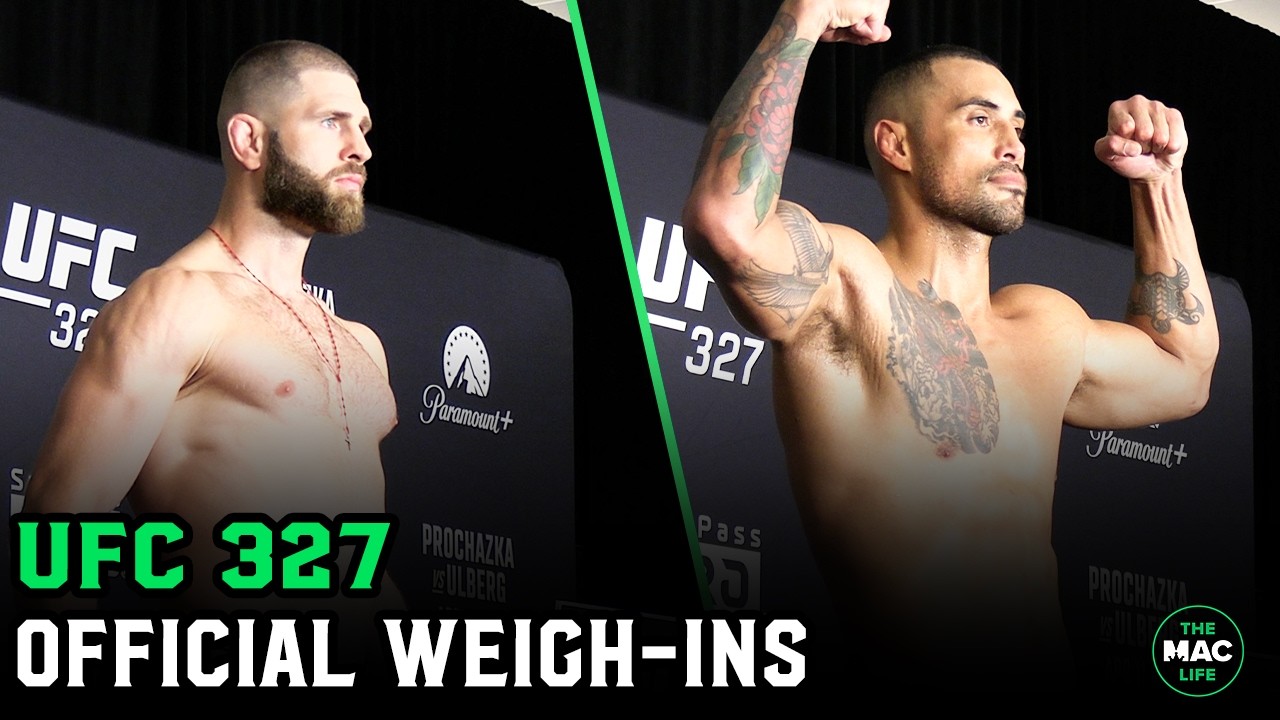 UFC 327 Official Weigh-Ins