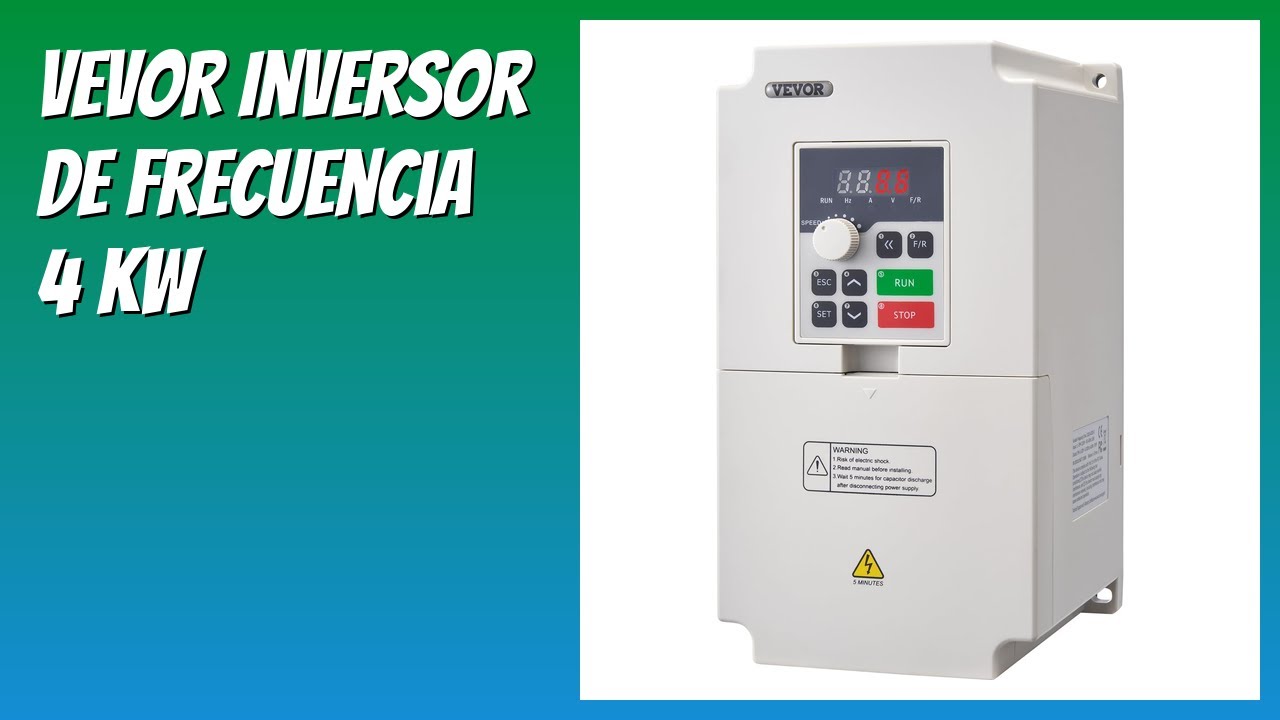 RESEÑA (2026) : VEVOR Inversor de Frecuencia 4 kW. DETALLES
