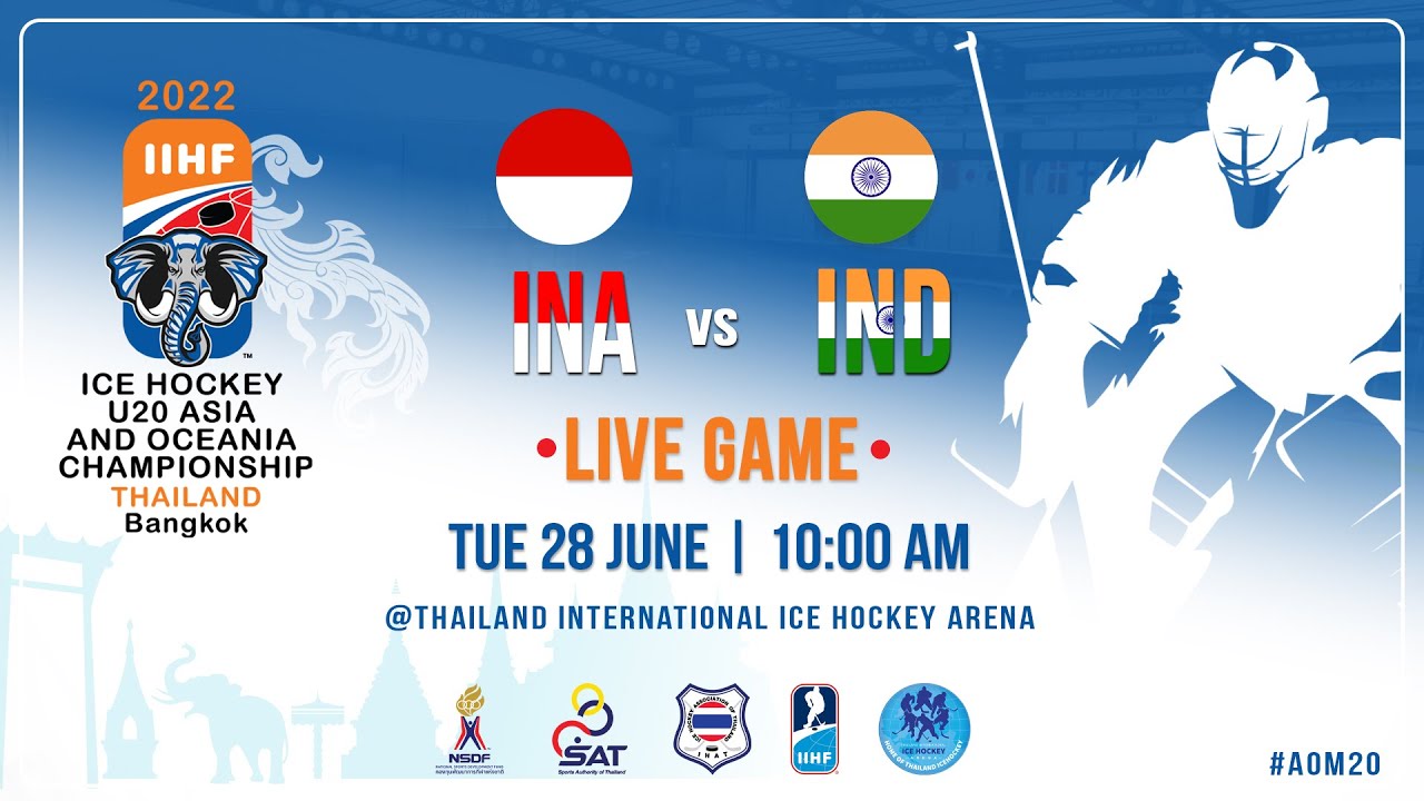 Indonesia Vs India | 2022 IIHF U20 Asia and Oceania Championship