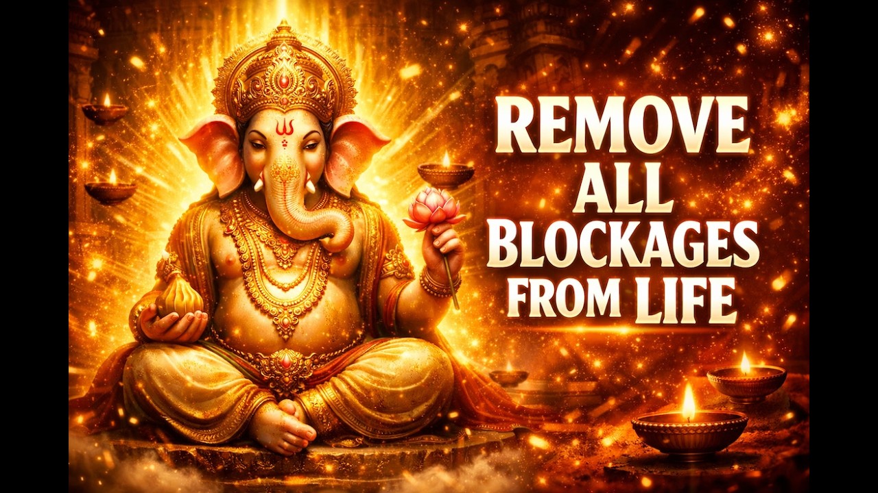 REMOVE All Blockages From Life | Om Gam Ganpataye Namo Namah