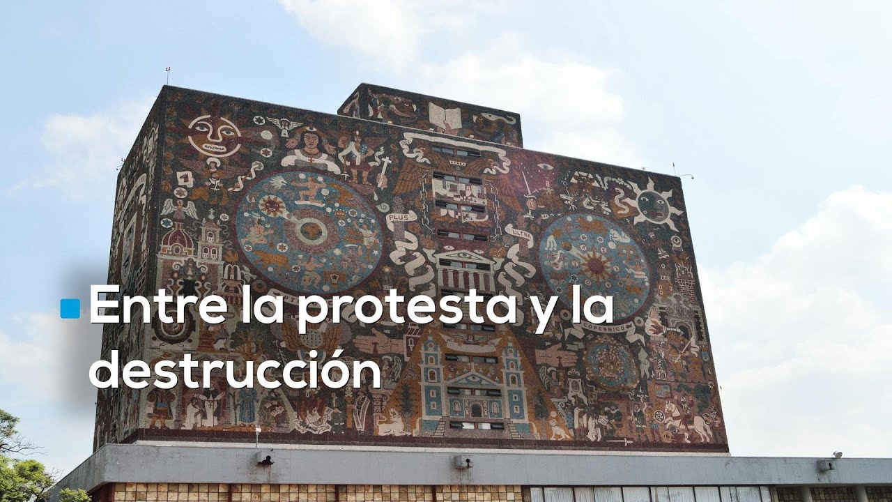 Liberan Facultad de Ciencias Pol&iacute;ticas de la UNAM&hellip; pero la dejan destrozada