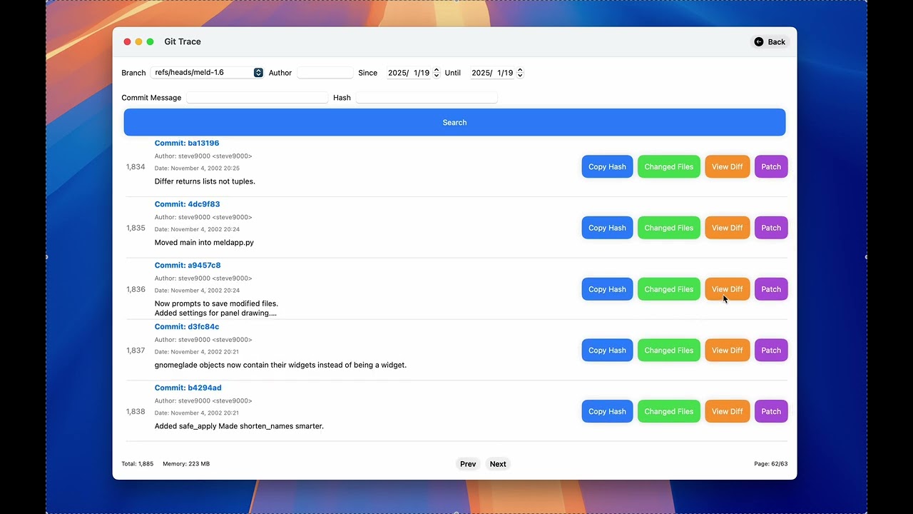GitTrace – Beautiful Git History Viewer for macOS | Full Feature Demo