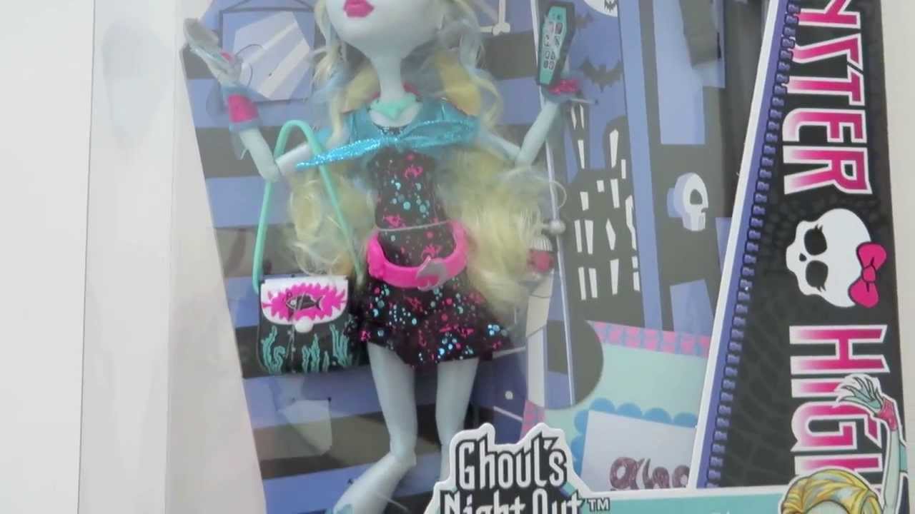 Monster High Ghouls Night Out Lagoona Blue Doll Review & Opening