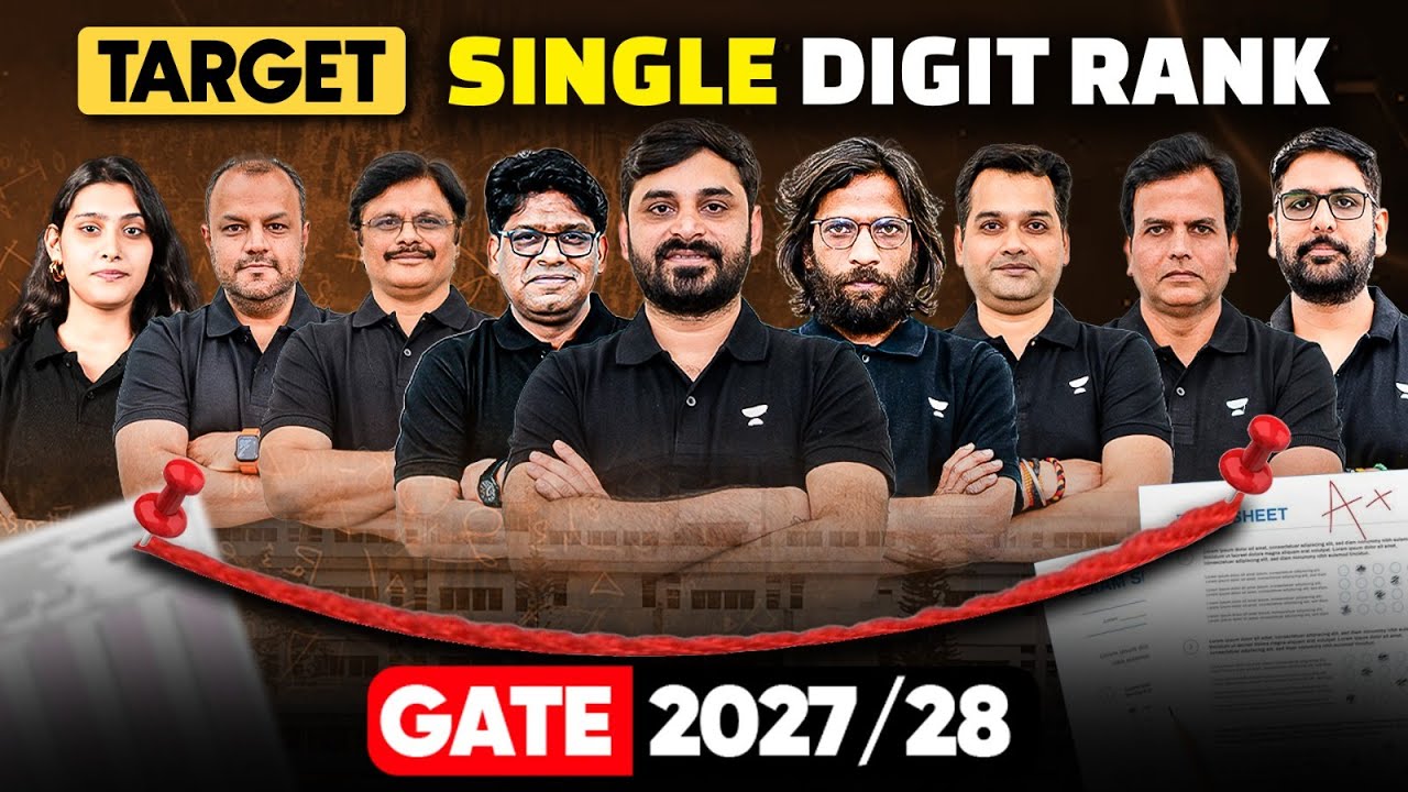Target Single Digit Rank in GATE 2027/28 | Proven Strategy to Crack GATE CS/IT & DSAI