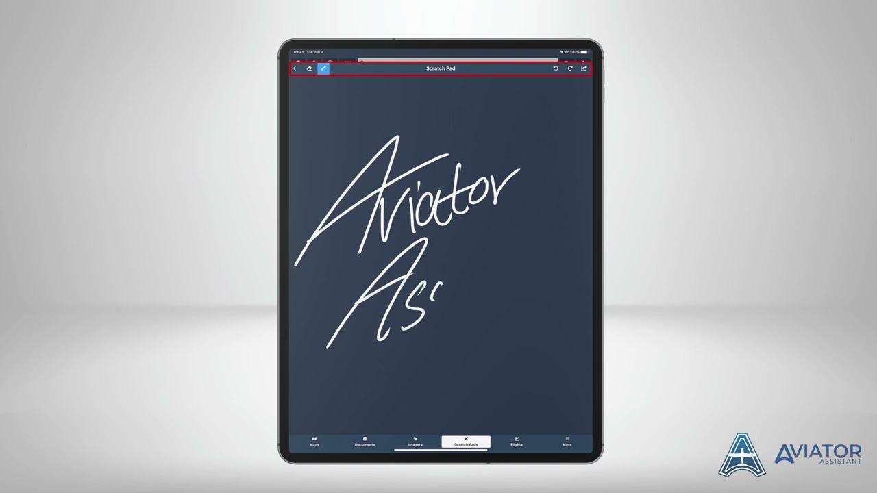 Aviator Assistant - Using the Scratch Pad