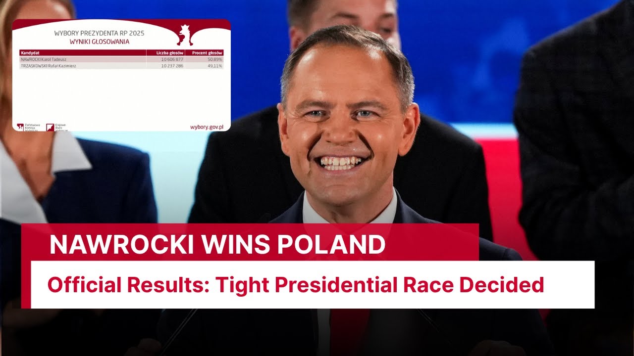 Breaking: Karol Nawrocki Declared Winner in Tight 2025 Polish Presidential Race | AC1I