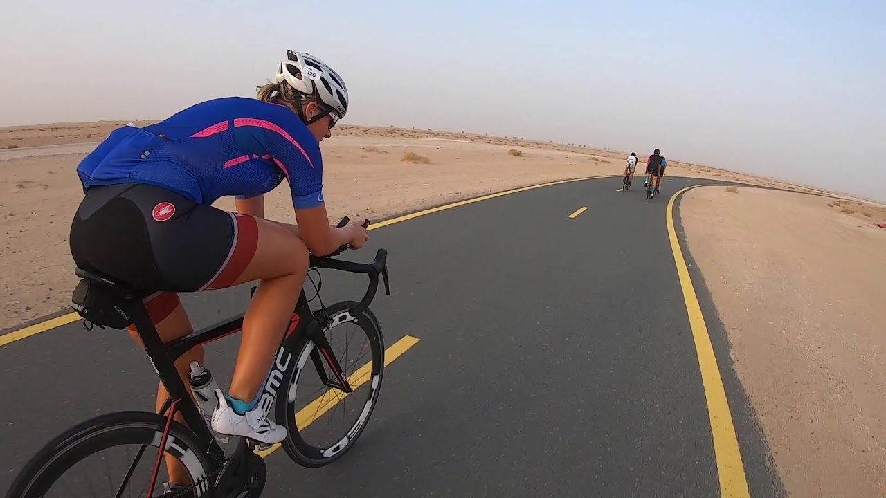 Cycling in Al Qudra Desert, Dubai